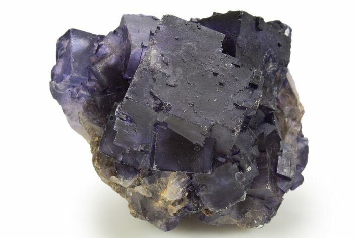 Deep Purple Fluorite Crystals - Múzquiz, Mexico #323901